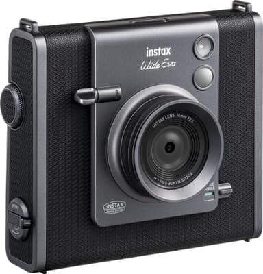 Fujifilm Instax Wide Evo instantkamera (sort)