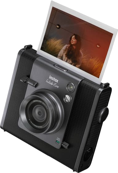 Fujifilm Instax Wide Evo instantkamera (sort)