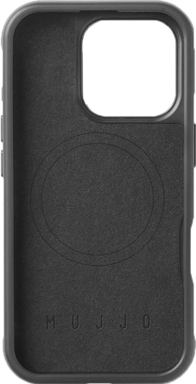 Mujjo iPhone 16 Pro mobildeksel (sort)