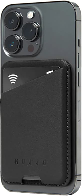 Mujjo MagSafe iPhone kortholder for mobil (sort)