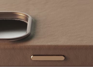 Mujjo iPhone 16 Pro mobildeksel (Tan)