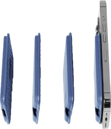 Mujjo MagSafe iPhone kortholder for mobil (blå)