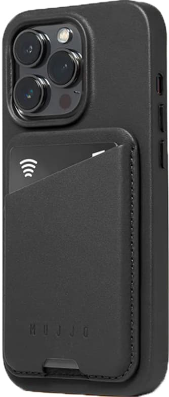 Mujjo MagSafe iPhone kortholder for mobil (sort)