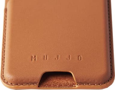 Mujjo MagSafe iPhone kortholder for mobil (Tan)