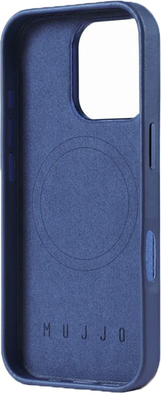 Mujjo iPhone 16 Pro mobildeksel (blå)