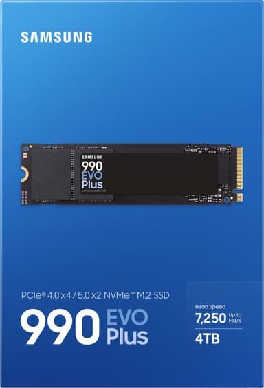 Samsung 990 EVO Plus intern SSD (4TB)