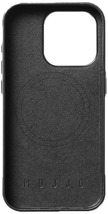 Mujjo iPhone 15 Pro mobildeksel (sort)