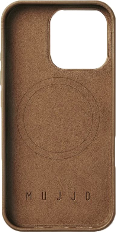 Mujjo iPhone 16 Pro mobildeksel (Tan)