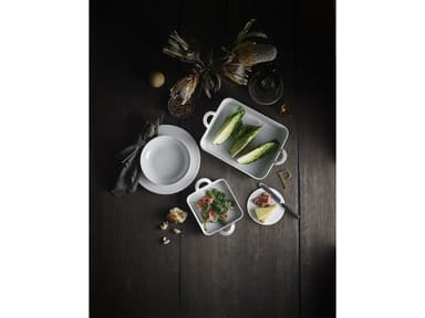Pillivuyt Plissé Plate deep Dia 23 cm White