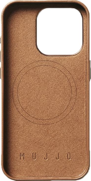 Mujjo iPhone 15 Pro mobildeksel (brun)