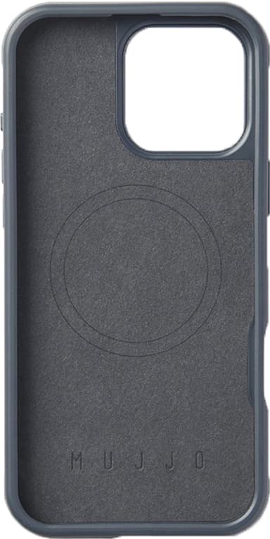 Mujjo iPhone 16 Pro Max mobildeksel (stålblå)