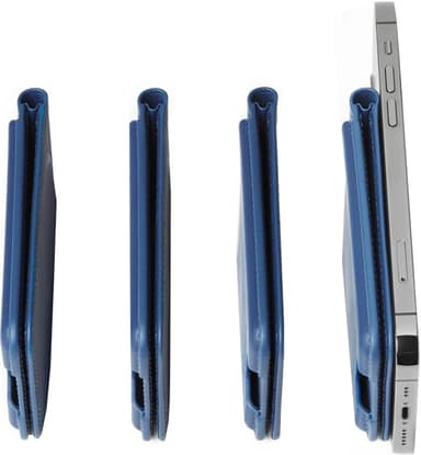 Mujjo MagSafe iPhone kortholder for mobil (blå)