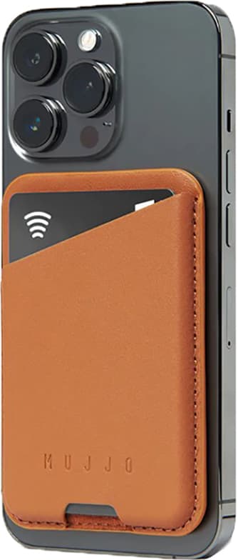 Mujjo MagSafe iPhone kortholder for mobil (Tan)