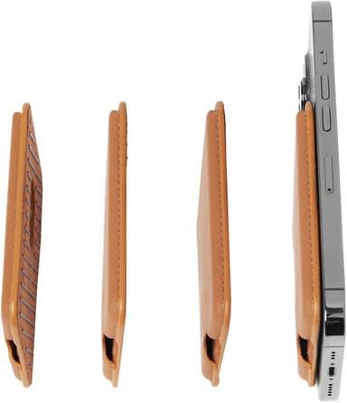 Mujjo MagSafe iPhone kortholder for mobil (Tan)