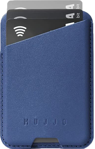 Mujjo MagSafe iPhone kortholder for mobil (blå)
