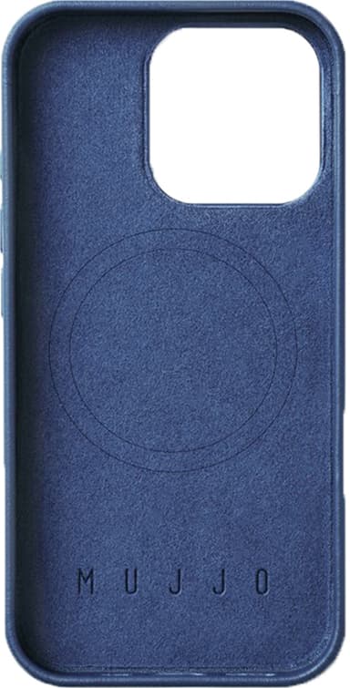 Mujjo iPhone 16 Pro mobildeksel (blå)