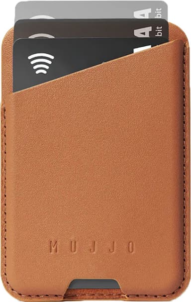 Mujjo MagSafe iPhone kortholder for mobil (Tan)