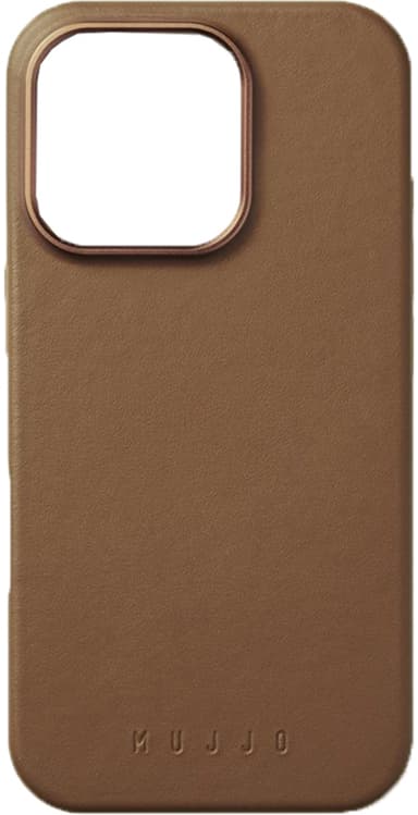 Mujjo iPhone 16 Pro mobildeksel (Tan)