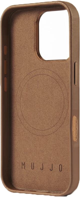 Mujjo iPhone 16 Pro mobildeksel (Tan)