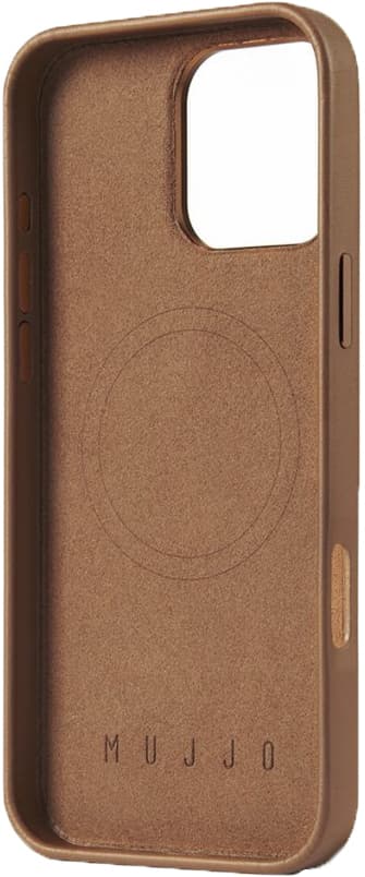 Mujjo iPhone 16 Pro Max mobildeksel (lys brun)