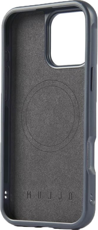 Mujjo iPhone 16 Pro Max mobildeksel (stålblå)