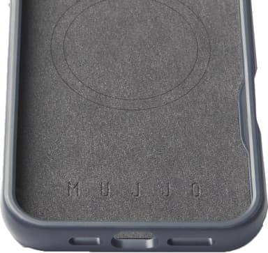 Mujjo iPhone 16 Pro Max mobildeksel (stålblå)