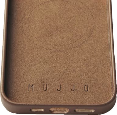 Mujjo iPhone 16 Pro Max mobildeksel (lys brun)