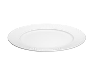 Pillivuyt Plissé plate flat Dia 26 cm White