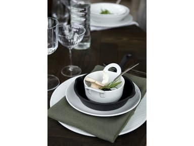 Pillivuyt Eventail Plate flat Dia 21 cm White