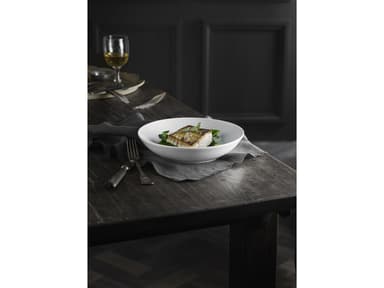 Pillivuyt Plissé Plate deep Dia 20 cm White