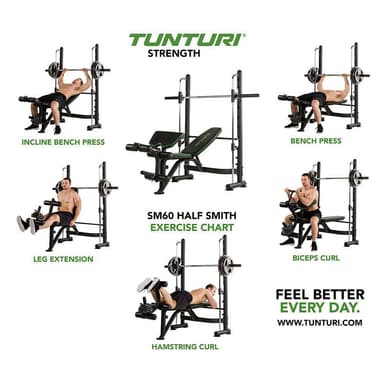 Tunturi SM60 Treningsbenk