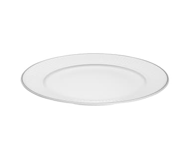 Pillivuyt Tallerken flat Hvit/Platina