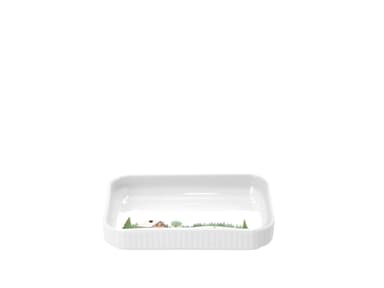 Pillivuyt Vinter Plissé Dish rectangular 18 x 12 cm