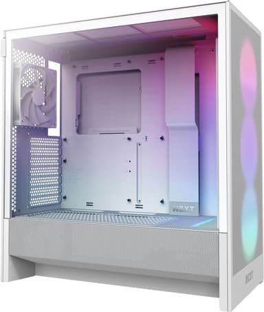 NZXT H5 Flow RGB 2024 PC kabinett (hvit)