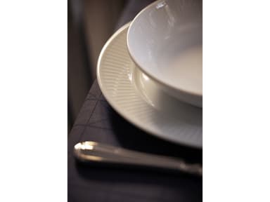 Pillivuyt Plissé Plate deep Dia 20 cm White