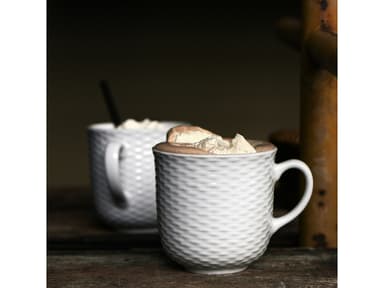 Pillivuyt Basket Mug Dia 9 x 9,4 cm 37 cl White
