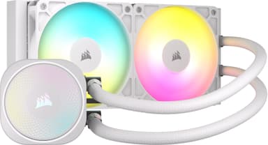 Corsair Nautilus 240mm RS ARGB CPU vannkjøler (hvit)