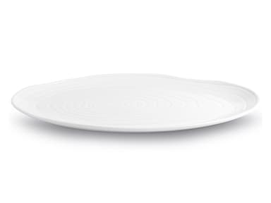 Pillivuyt Boulogne plate oval x 36 x 26 cm White
