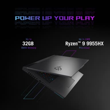 Asus ROG Strix G16 G614FR R9-9955HX/32/1TB/5070Ti bærbar gaming-PC