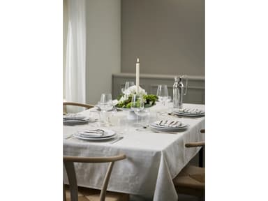 Pillivuyt Plissé plate flat Dia 24 cm White