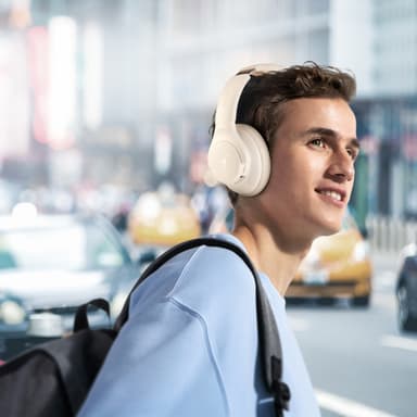 Soundcore Q20i trådløse around-ear hodetelefoner (hvit)