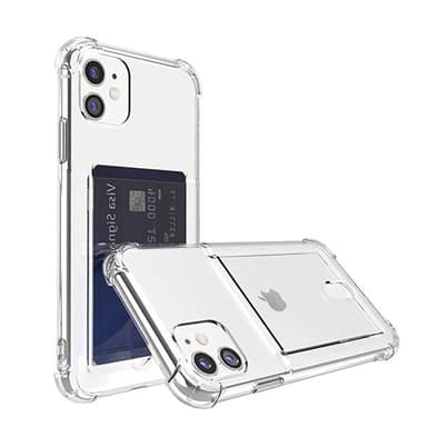 Gjennomsiktig bakdeksel med kortlomme iPhone 11