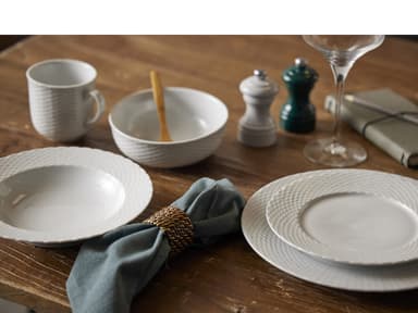 Pillivuyt Basket Plate flat Dia 22 cm White