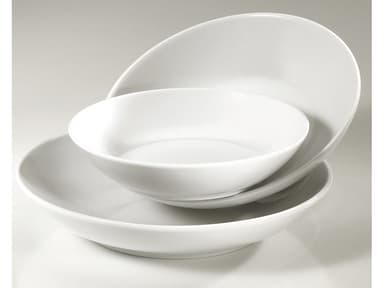 Pillivuyt Cecil plate deep Dia 20 cm White