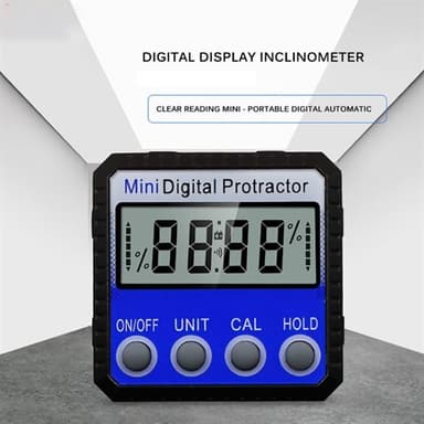 Digital Vinkelmåler med kraftig magnet - Lcd display