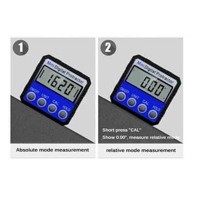 Digital Vinkelmåler med kraftig magnet - Lcd display