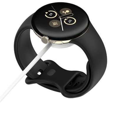 Lader til Google Pixel Watch 2 - USB 1m - Hvit