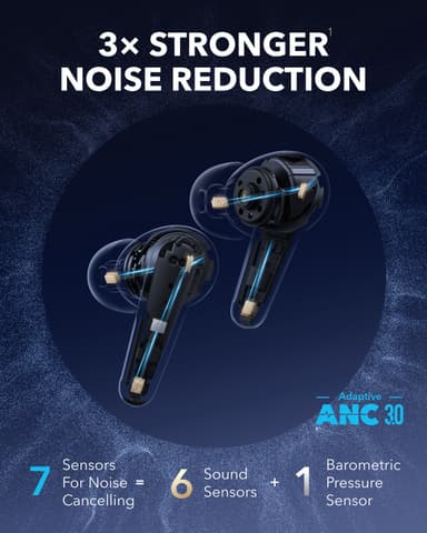Soundcore Liberty 4 Pro helt trådløse in-ear hodetelefoner (hvit)