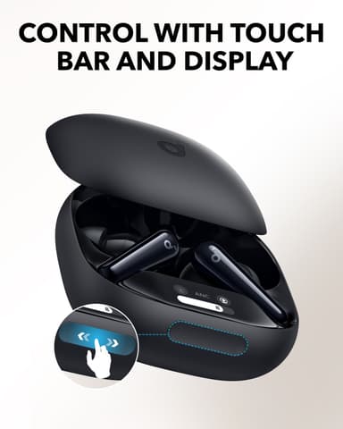 Soundcore Liberty 4 Pro helt trådløse in-ear hodetelefoner (sort)