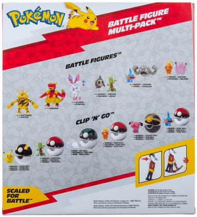 Pokemon Clip 'n' Go actionfigurer (10-pakning)